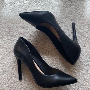 Madden Girl black stilettos